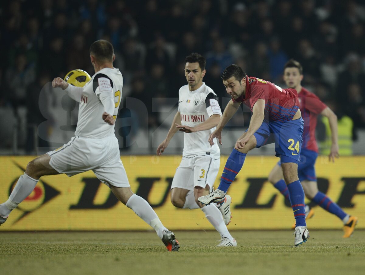 FOTO şi VIDEO U Cluj - Steaua 0-1 » Fără să forţeze, roş-albaştrii au luat toate cele 3 puncte