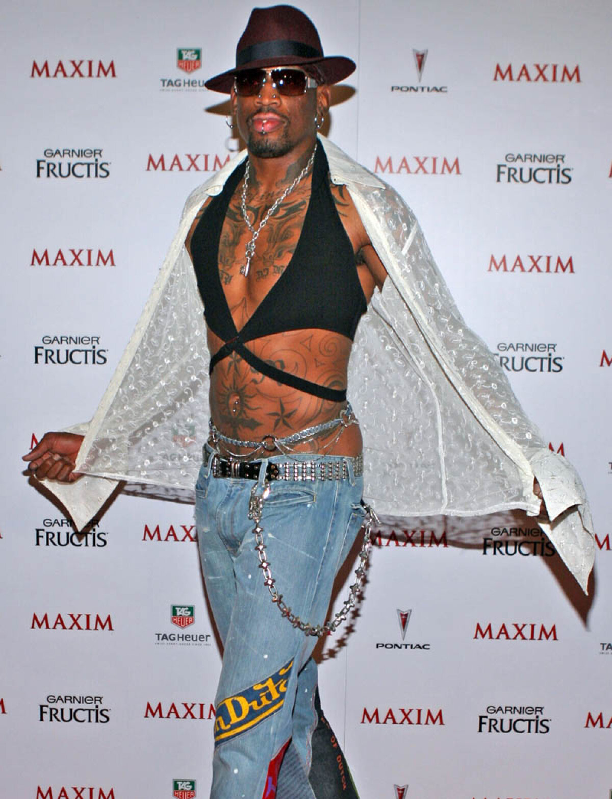 FOTO Ambasador cu tatuaje » Nonconformistul Dennis Rodman a ajuns în Coreea de Nord