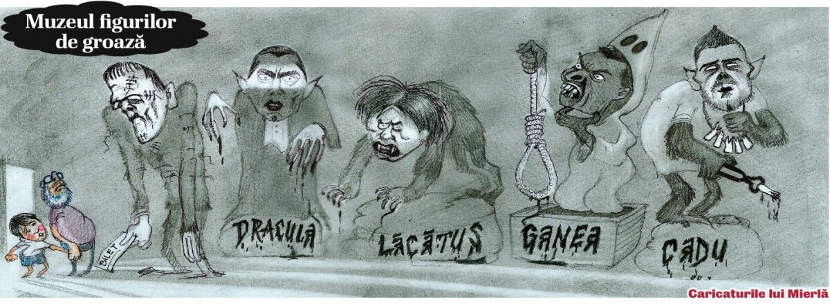 "Dentistul" Cadu a intrat în "Muzeul figurilor de groază" ;)