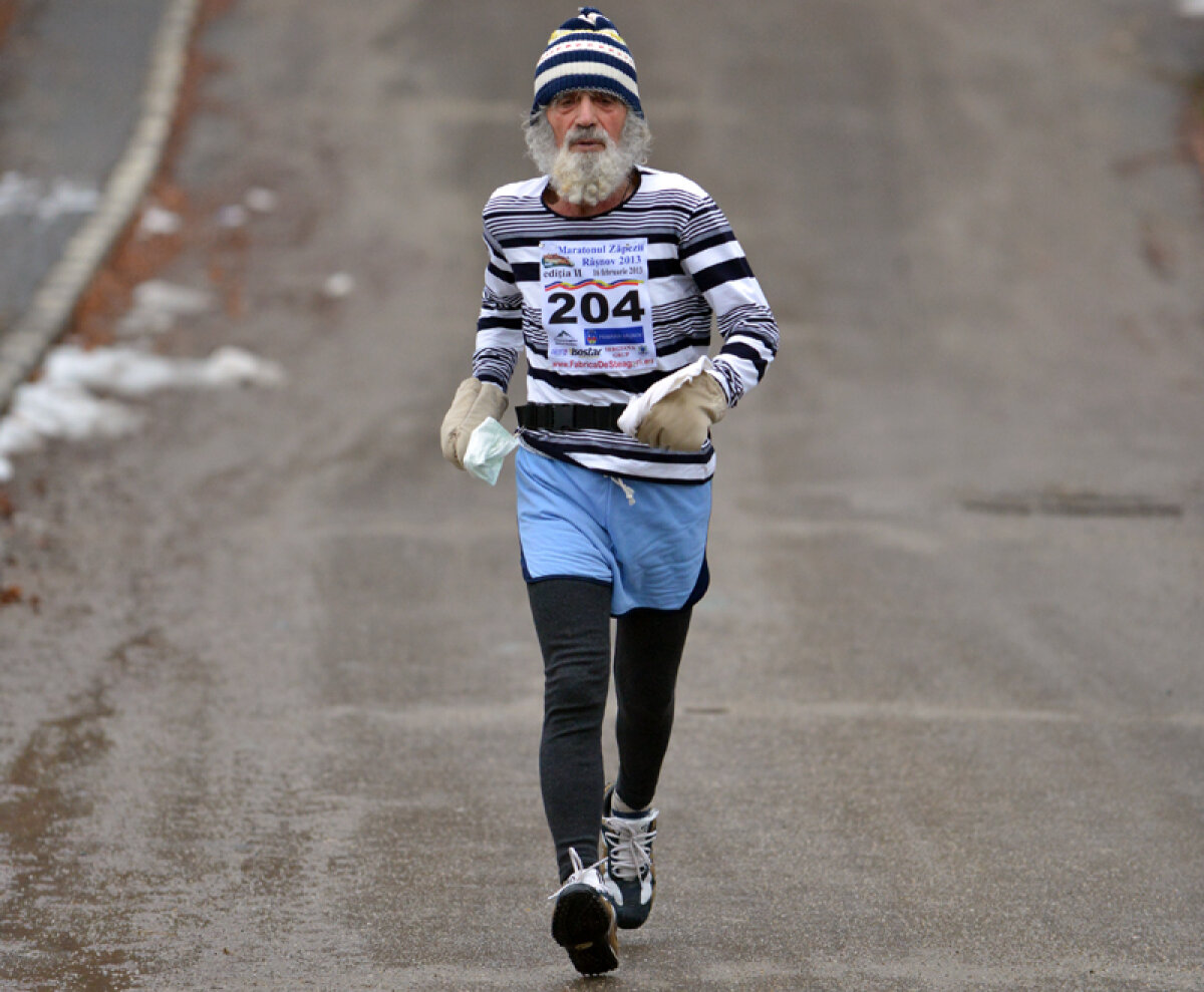 Un Forrest Gump carpatin » Moşion: bătrînul de 79 de ani care a învins cancerul prin sport şi curse la semimaraton