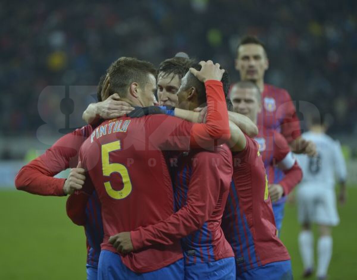 VIDEO+FOTO Reghe a rupt complexul Mediaş » Steaua a învins Gazul cu 3-0 şi e gata de Chelsea