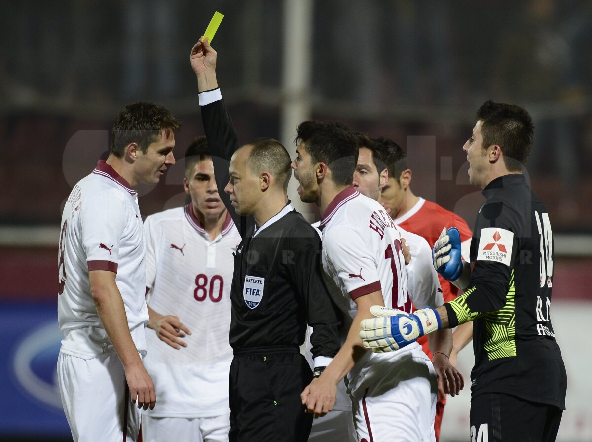 VIDEO şi FOTO "Cîinii" înving în derby şi fac saltul către podium » Rapid - Dinamo 0-1