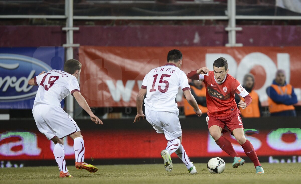 VIDEO şi FOTO "Cîinii" înving în derby şi fac saltul către podium » Rapid - Dinamo 0-1