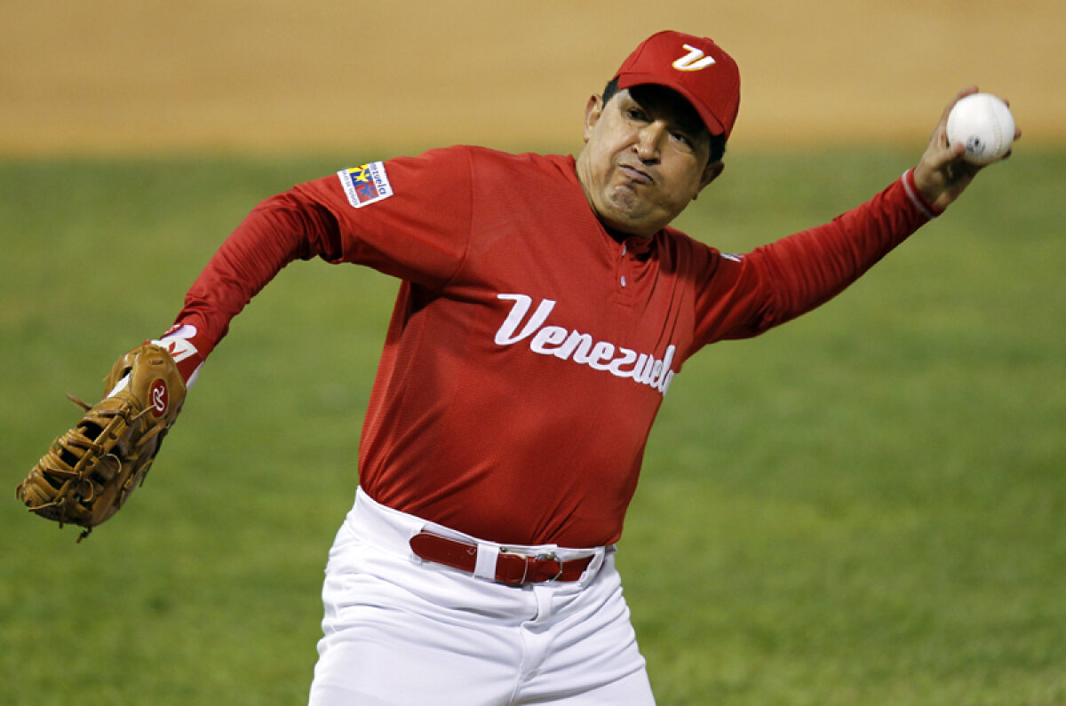 Hugo Chávez a murit marţi, într-un spital din Caracas » Iubirile lui: Maradona şi baseballul