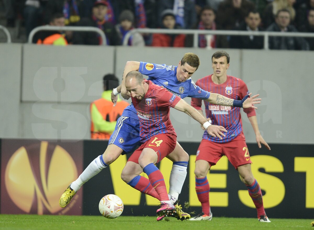 FOTO&VIDEO Mai buni decît campioana Europei! Steaua - Chelsea 1-0 şi "roş-albaştrii" sînt aproape de încă o minune