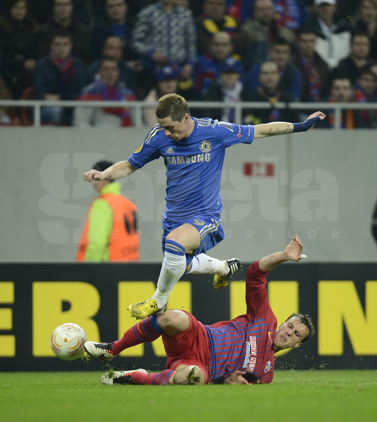 FOTO&VIDEO Mai buni decît campioana Europei! Steaua - Chelsea 1-0 şi "roş-albaştrii" sînt aproape de încă o minune