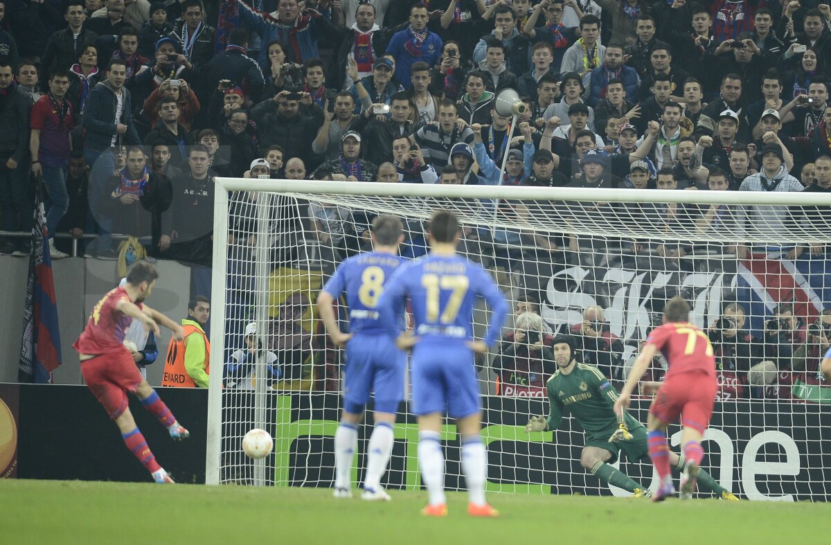 FOTO&VIDEO Mai buni decît campioana Europei! Steaua - Chelsea 1-0 şi "roş-albaştrii" sînt aproape de încă o minune