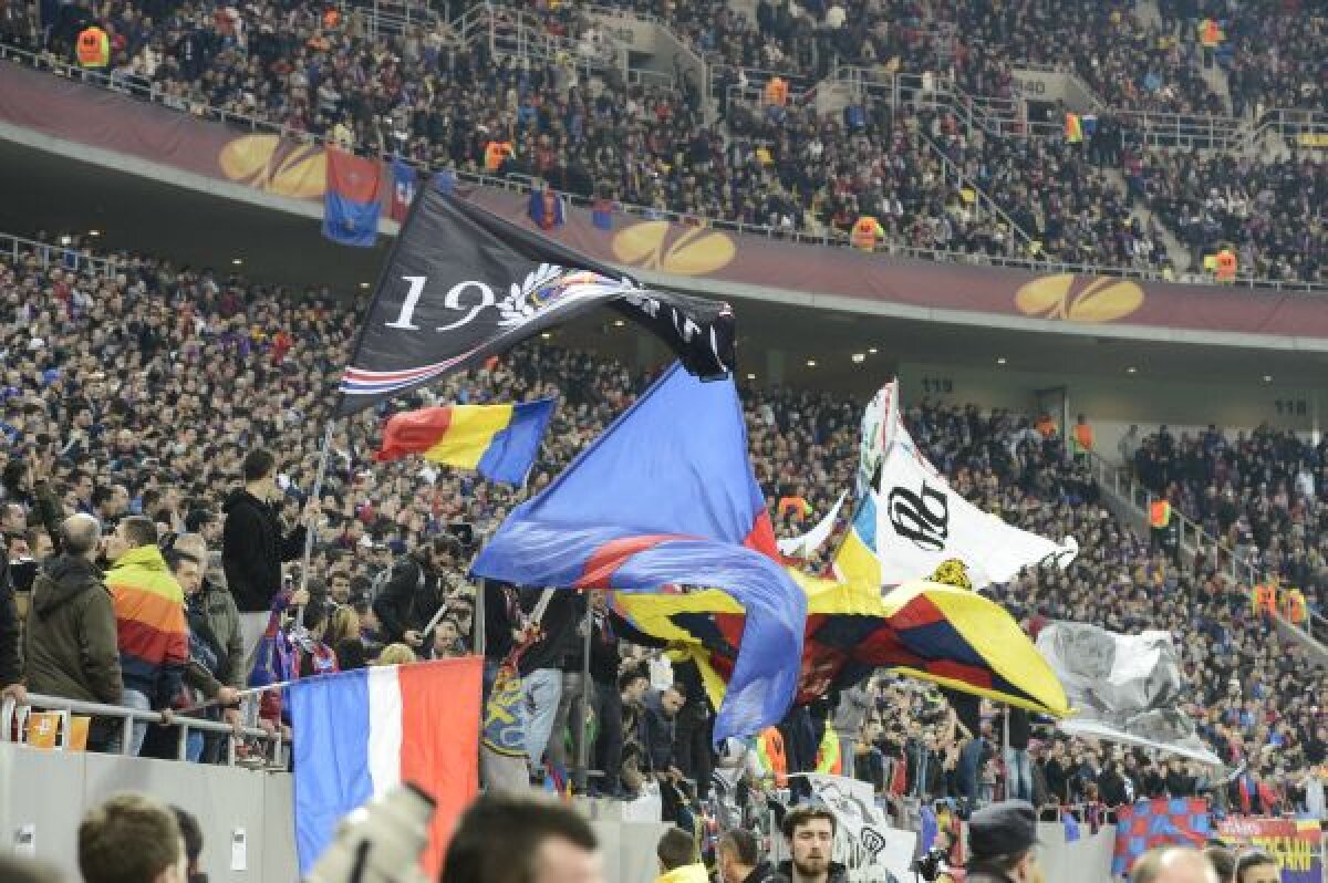 FOTO A căzut recordul? » Pe Naţional Arena au fost ieri mai mulţi spectatori decît ar fi permis regulamentul