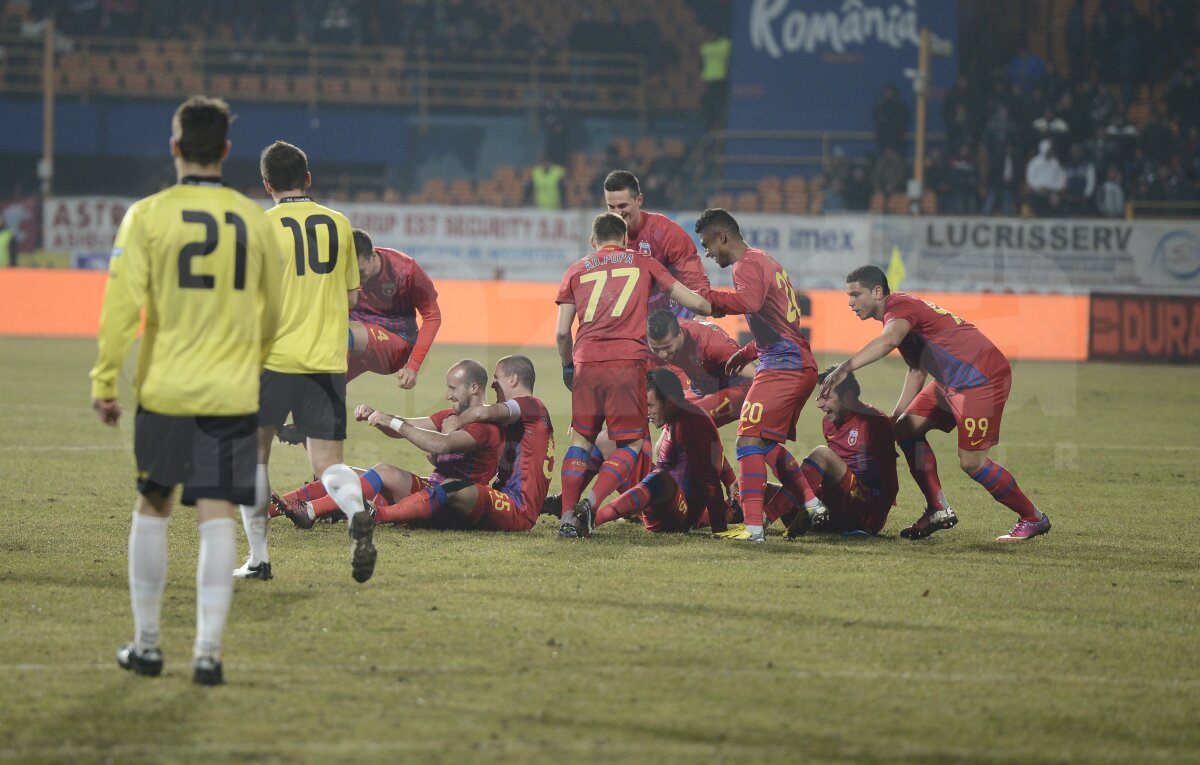 FOTO&VIDEO Trenuleţul roş-albastru pleacă triumfător spre Londra » Ceahlăul - Steaua 3-4