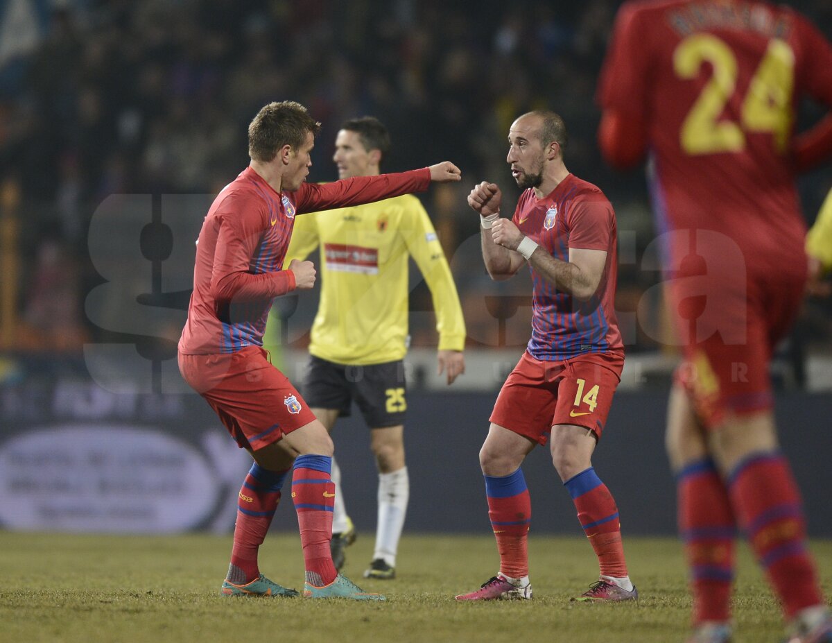 FOTO&VIDEO Trenuleţul roş-albastru pleacă triumfător spre Londra » Ceahlăul - Steaua 3-4