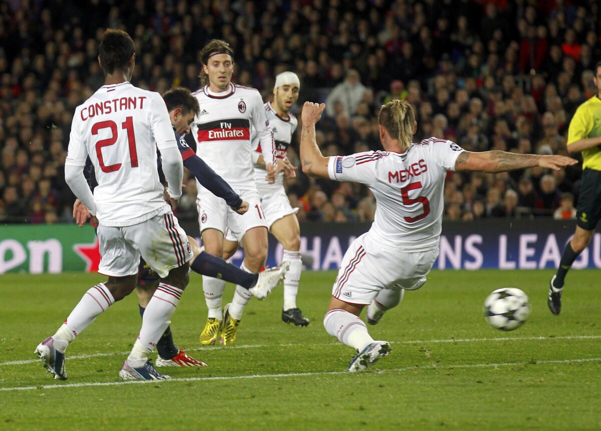 FOTO şi VIDEO FC Barcelona - AC Milan 4-0 » Catalanii au dat de pămînt cu italienii şi merg în "sferturi"!