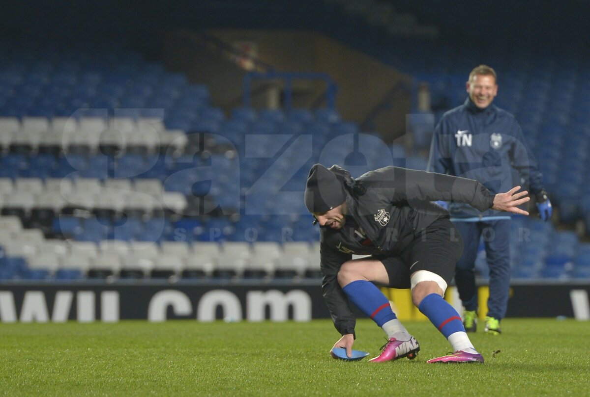 FOTO Alarmă la Steaua! Ar putea absenta un jucător de bază: "Este foarte greu să-l înlocuim". Imagini de la antrenamentul oficial