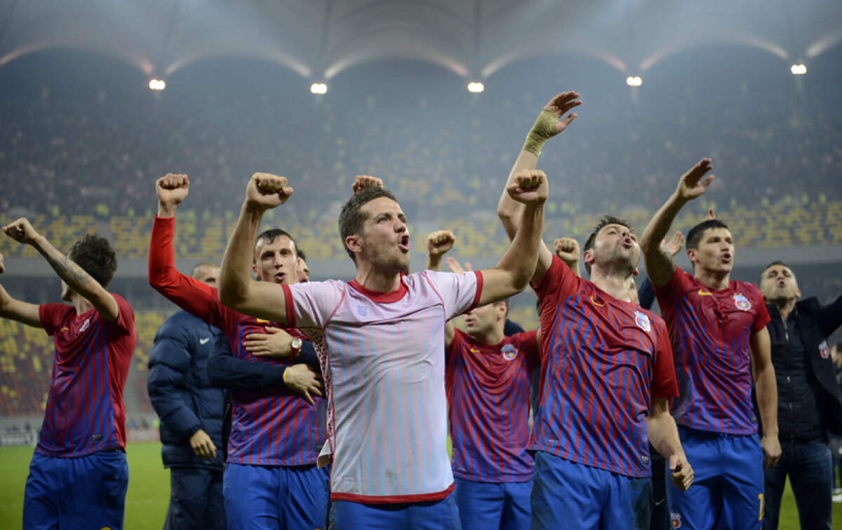 Clasamentul care îi face extrem de mîndri pe stelişti. Dinamo e într-o postură jenantă