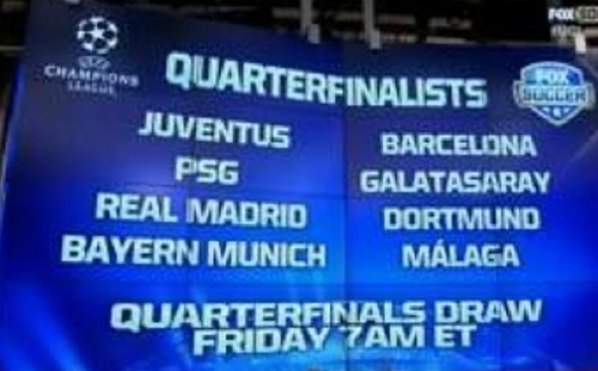 FOTO Real Madrid - Dortmund în "sferturile" Ligii? Ecranul buclucaş al UEFA loveşte din nou :D