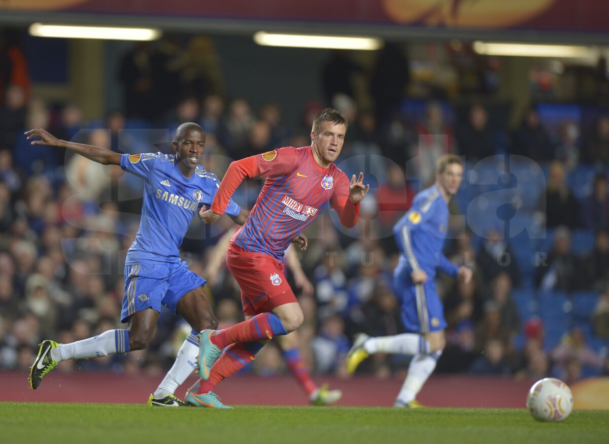 VIDEO şi FOTO » Chelsea - Steaua 3-1. Out din Europa, dar cu capul sus!