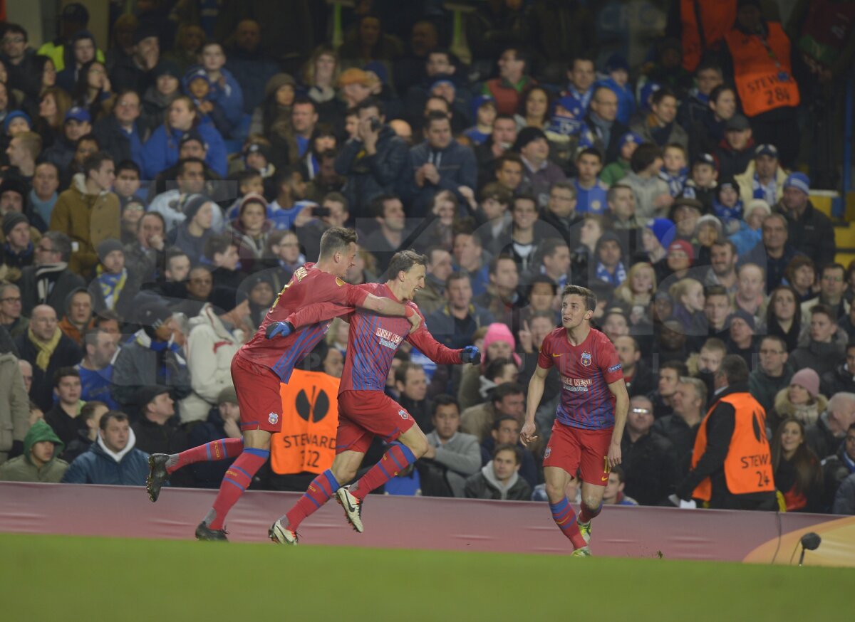 VIDEO şi FOTO » Chelsea - Steaua 3-1. Out din Europa, dar cu capul sus!
