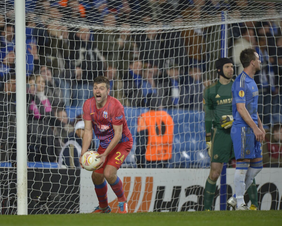 VIDEO şi FOTO » Chelsea - Steaua 3-1. Out din Europa, dar cu capul sus!