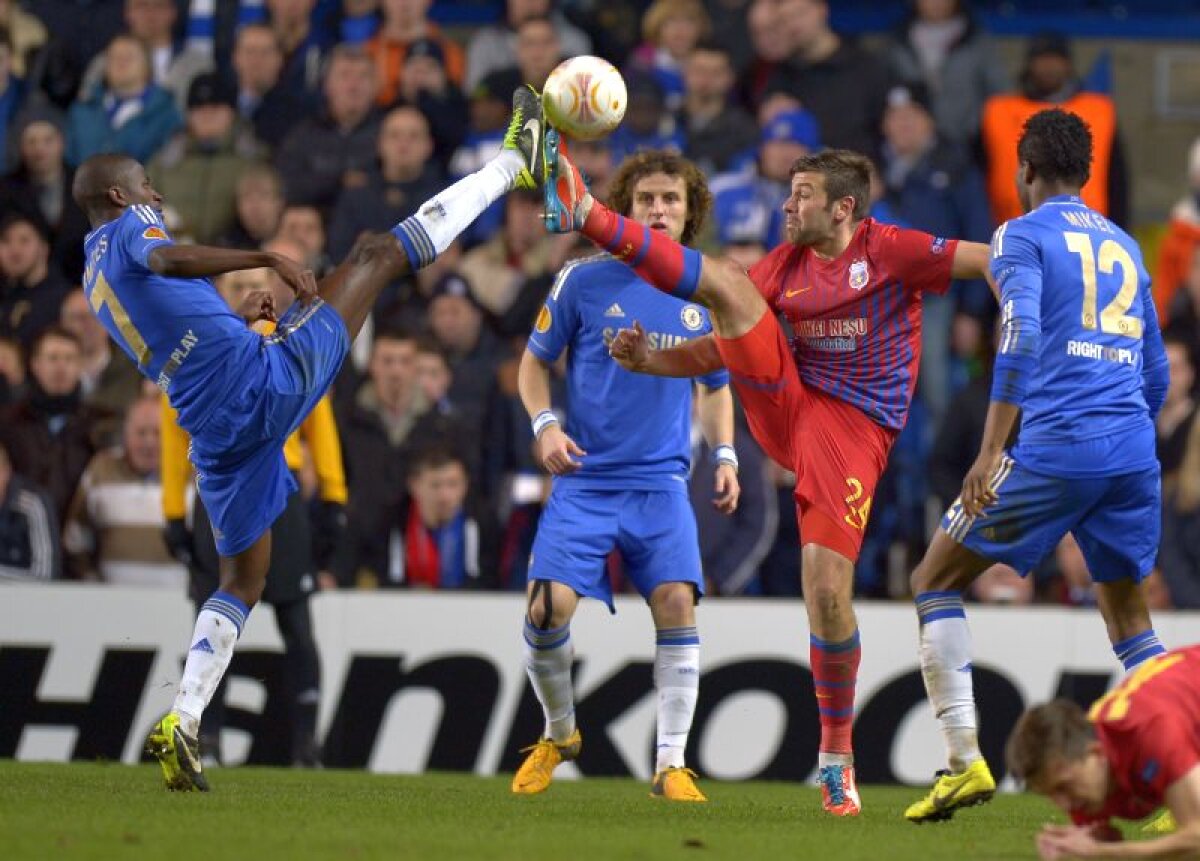 VIDEO şi FOTO » Chelsea - Steaua 3-1. Out din Europa, dar cu capul sus!