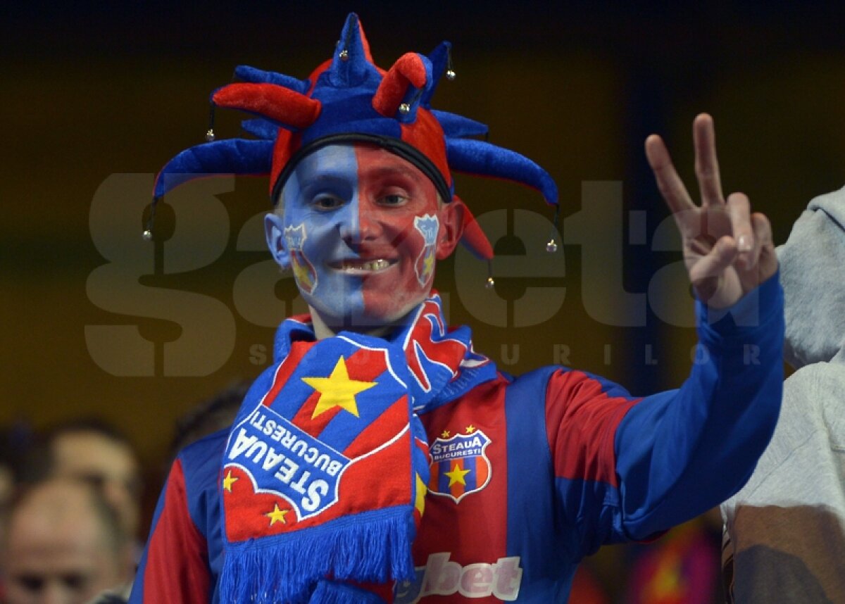 FOTO Imperiul expaţilor » Peste 8.000 de români au fost alături de Steaua pe Stamford Bridge