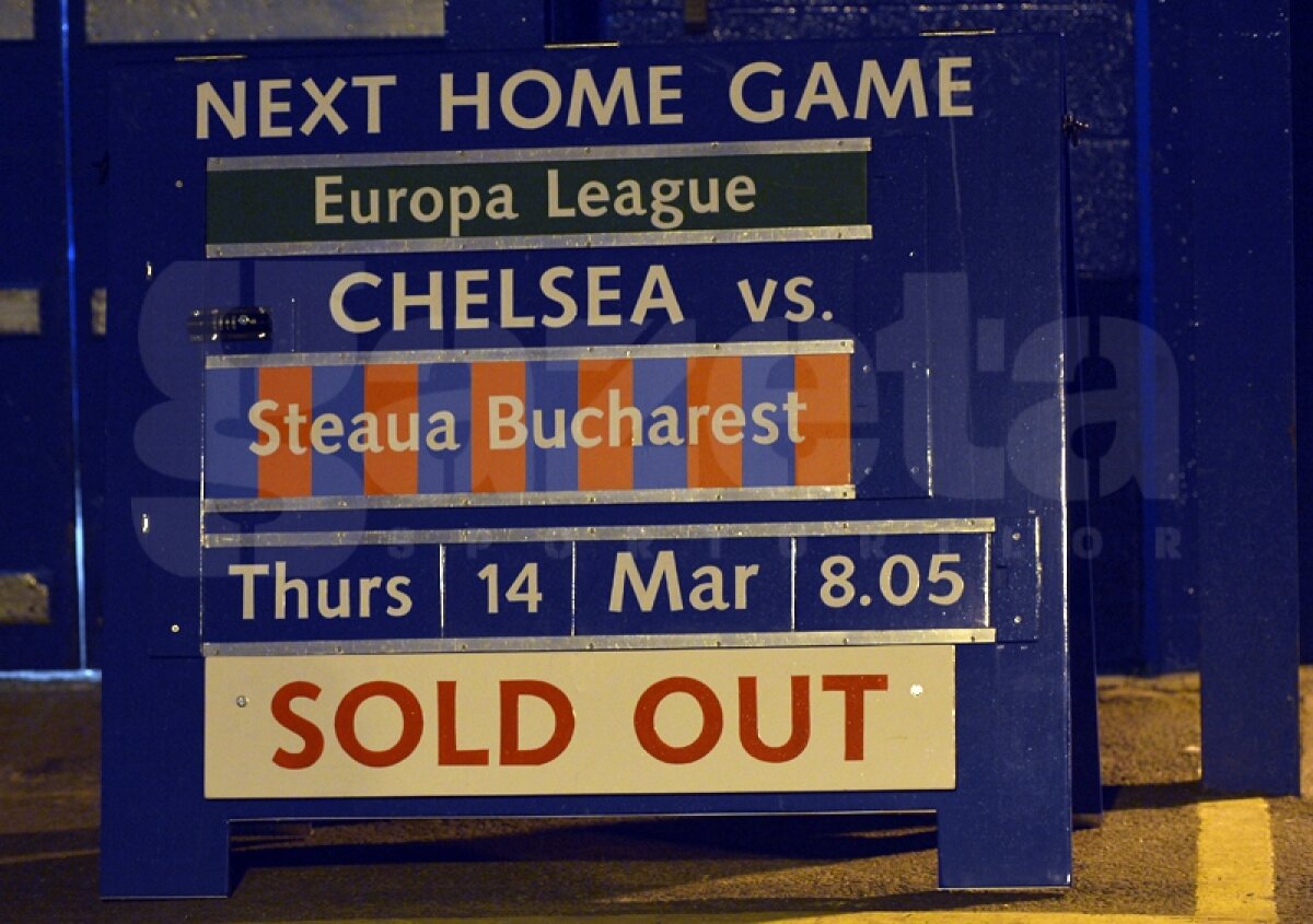 FOTO Imperiul expaţilor » Peste 8.000 de români au fost alături de Steaua pe Stamford Bridge