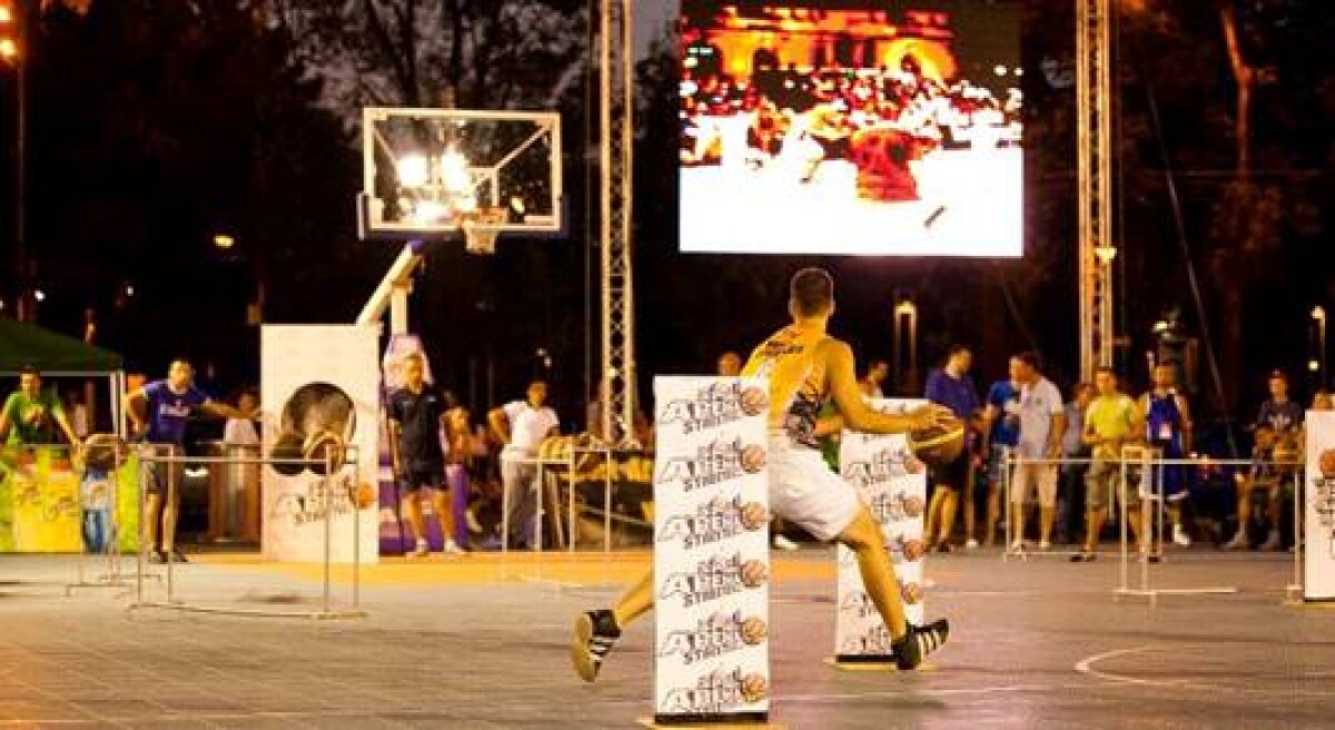 Nebunia 3 la 3 începe şi-n ţară » Sport Arena Streetball, zona pentru fani la All Star Game