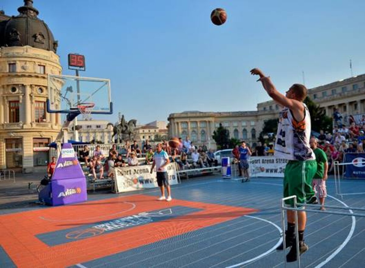 Nebunia 3 la 3 începe şi-n ţară » Sport Arena Streetball, zona pentru fani la All Star Game