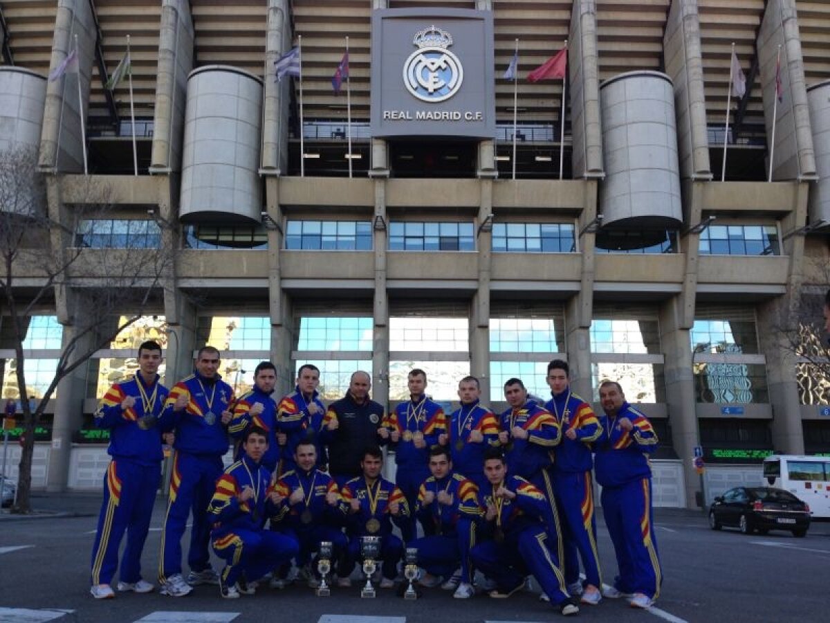 Naţională de kempo a României, regină în Spania, pe "Bernabeu"