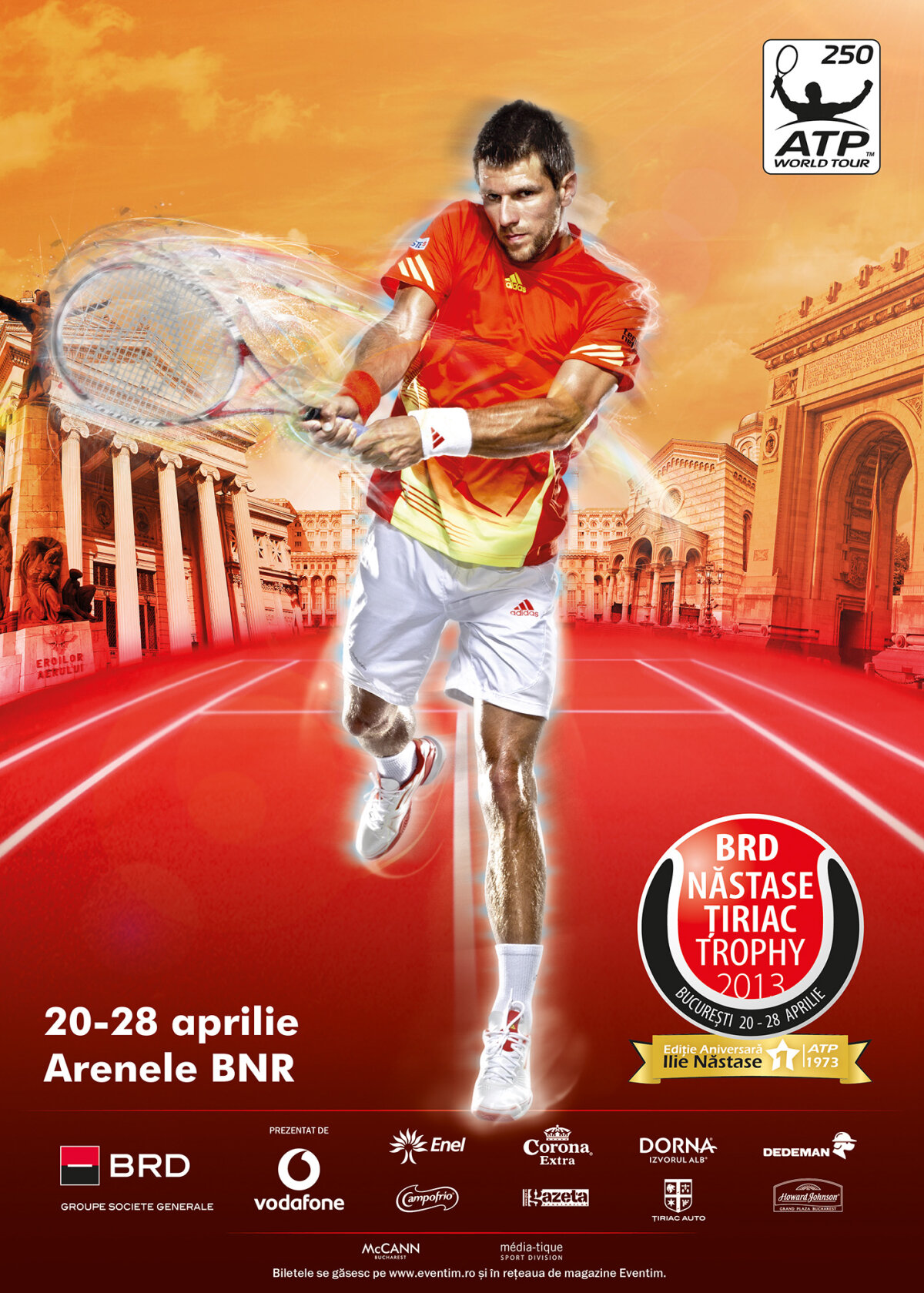 Legendarul Ilie Năstase, celebrat în cadrul Năstase Ţiriac Trophy » Ediţie aniversară 20-28 aprilie 2013