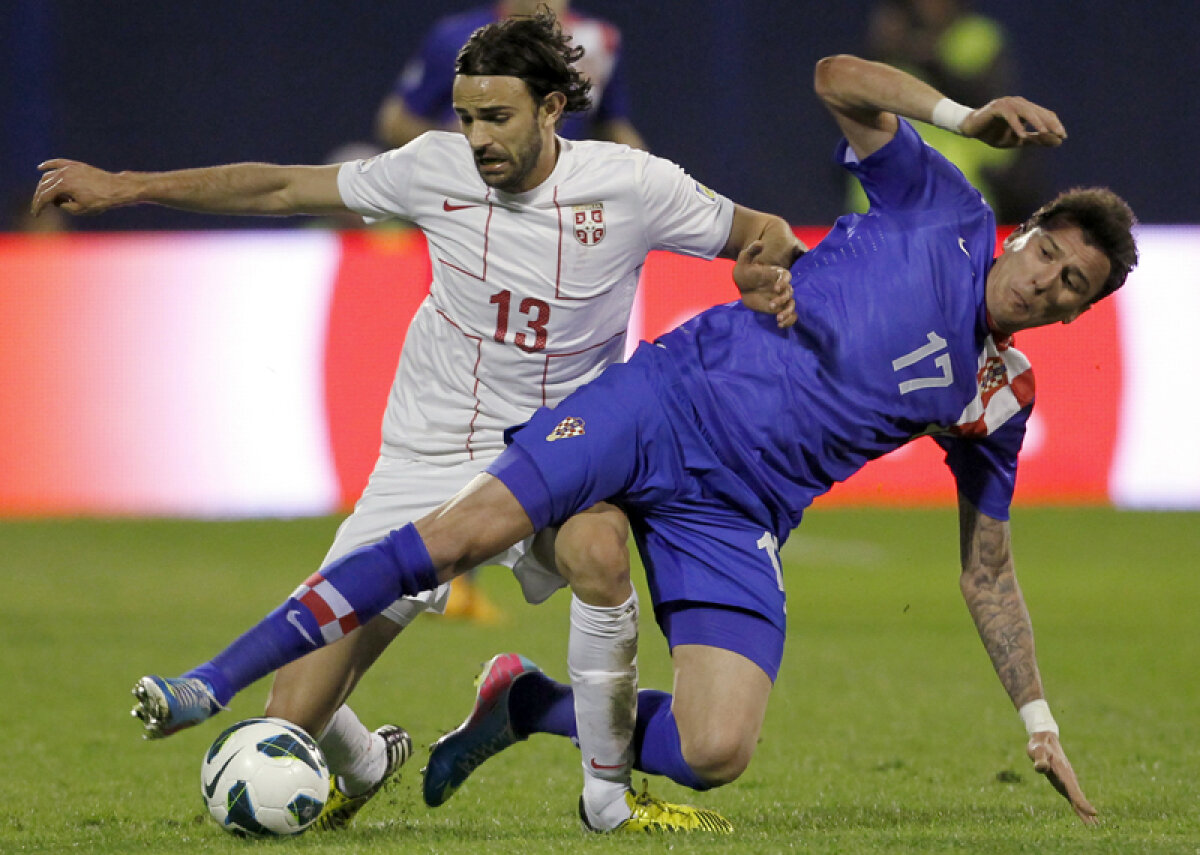 VIDEO I-au bătut! Şi au 9 puncte avans! » După 2-0 cu Serbia, croaţii sînt în sprint spre Mondial