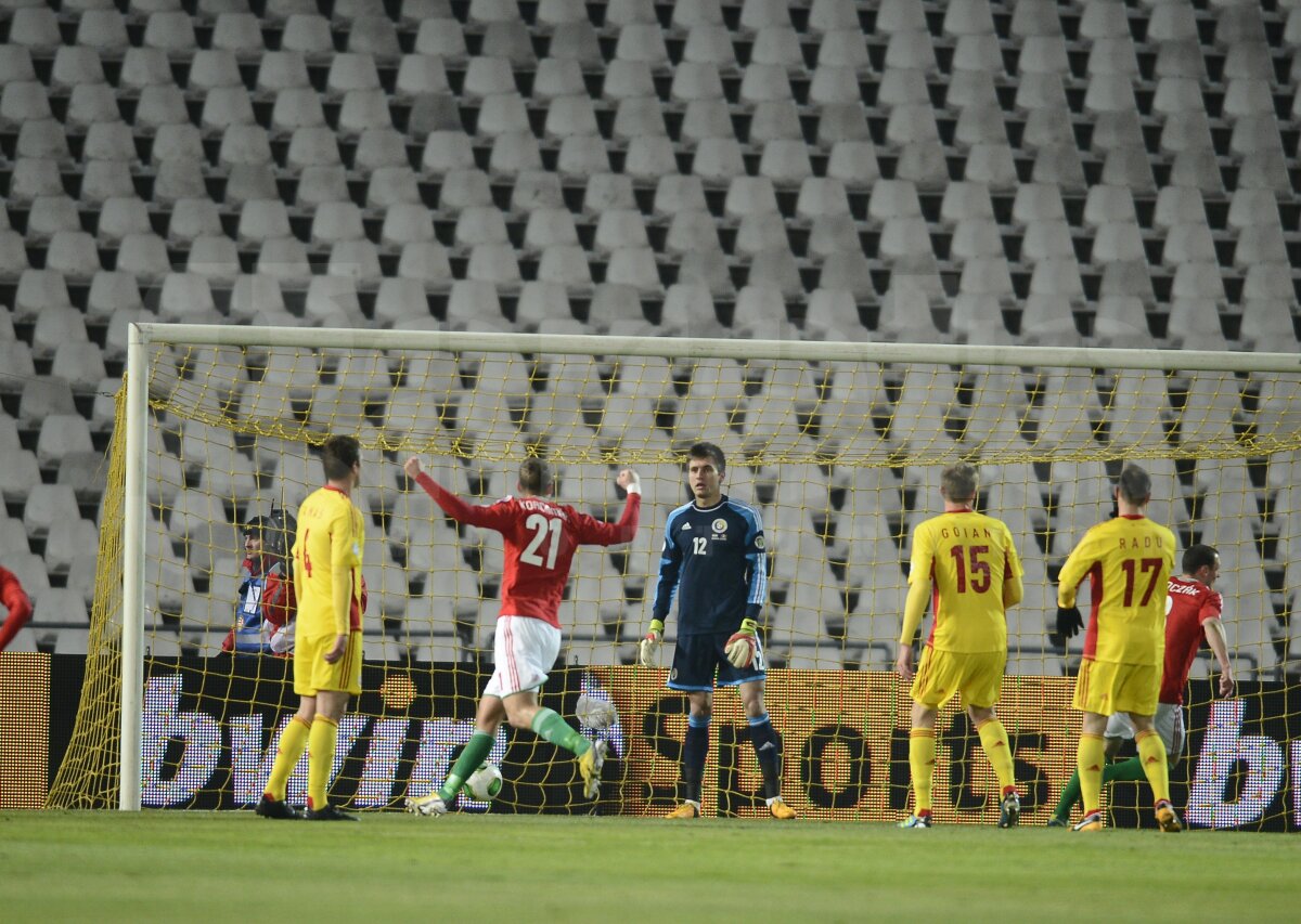 VIDEO şi FOTO Salvaţi în prelungiri » Continuăm cursa umăr la umăr cu maghiarii » Ungaria - România 2-2