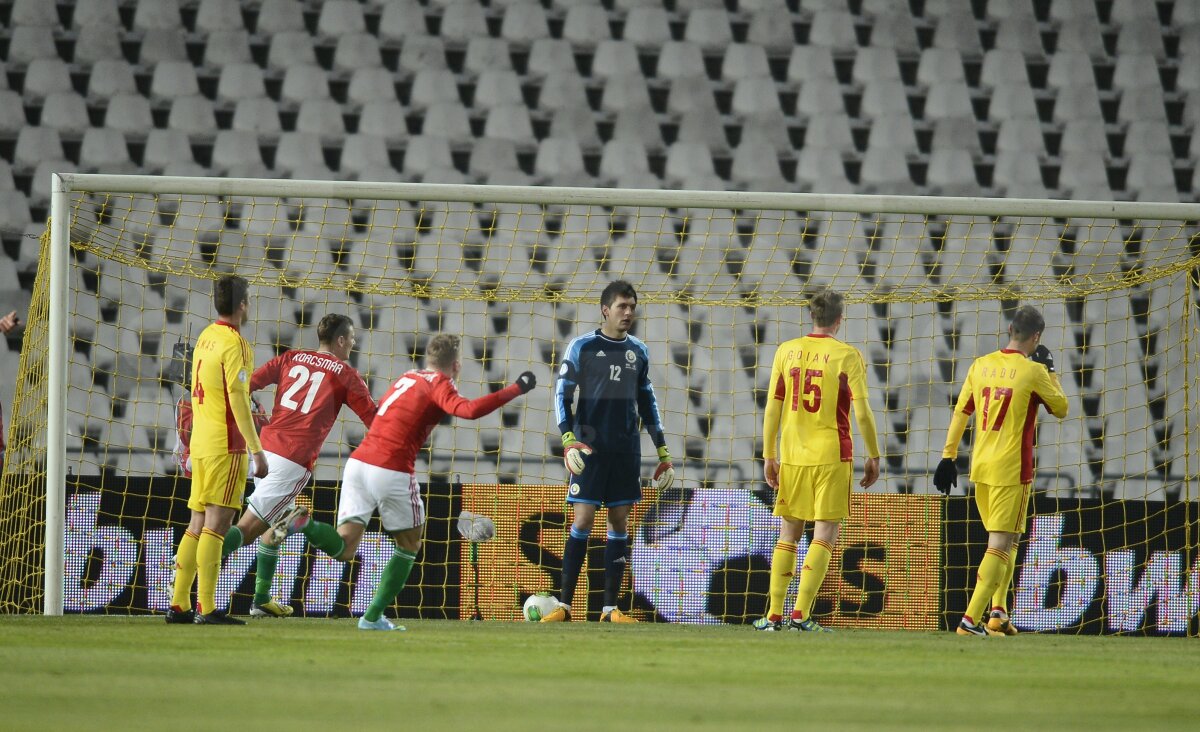 VIDEO şi FOTO Salvaţi în prelungiri » Continuăm cursa umăr la umăr cu maghiarii » Ungaria - România 2-2