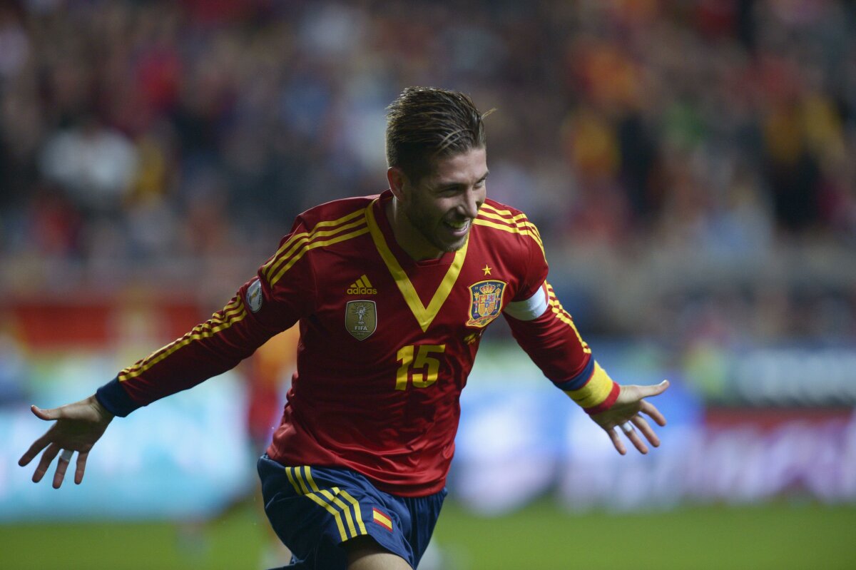 FOTO şi VIDEO Aniversare cu gol » Ramos s-a transformat în cel mai tînar internaţional european care ajunge la 100 de selecţii