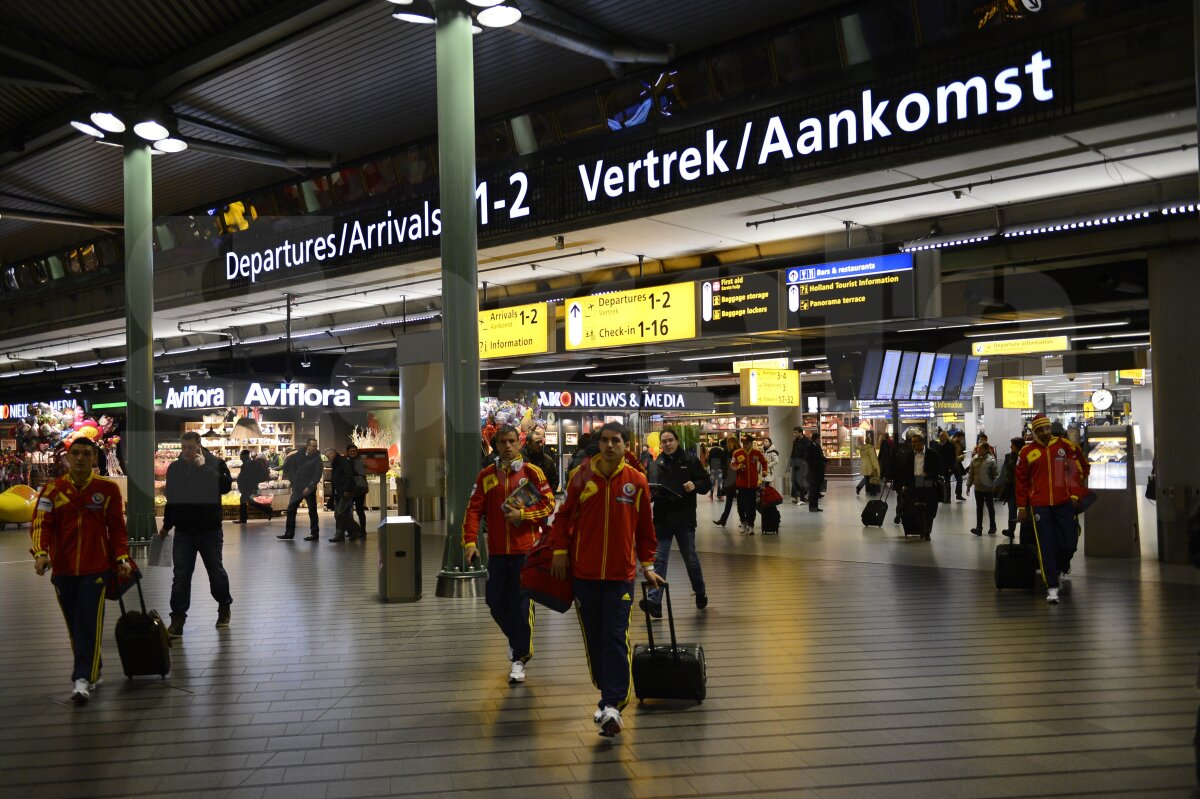 FOTO Cu steliştii în frunte » Tricolorii au ajuns în Olanda