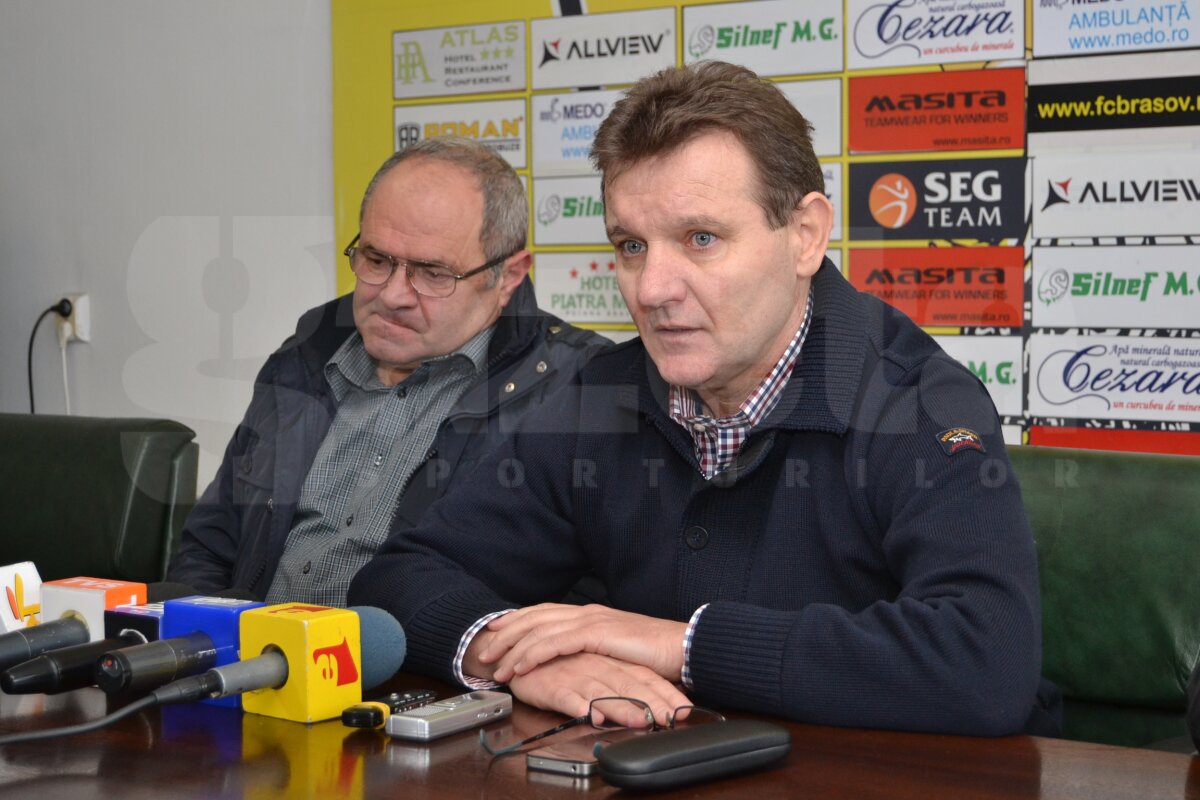 FOTO Zotta e oficial noul preşedinte executiv al FC Braşov: "I-am pus o condiţie domnului Neculaie"