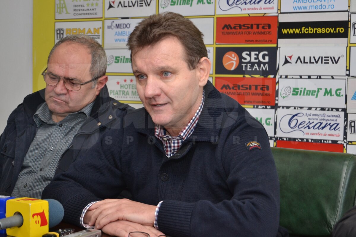 FOTO Zotta e oficial noul preşedinte executiv al FC Braşov: "I-am pus o condiţie domnului Neculaie"
