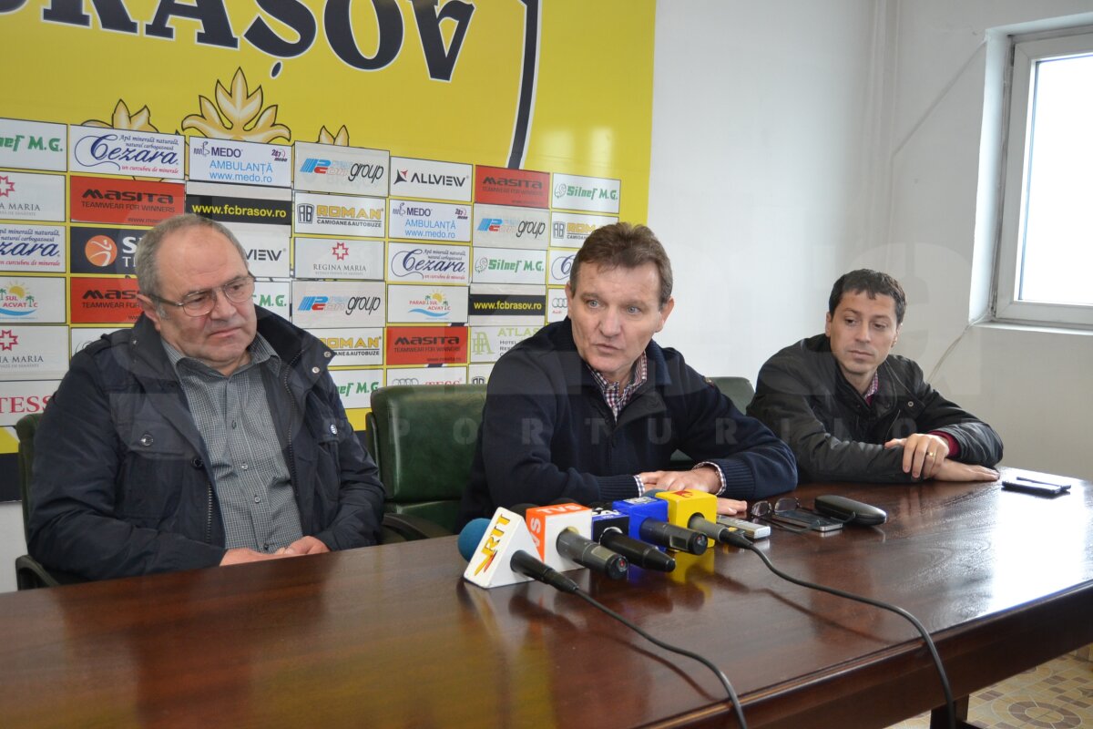 FOTO Zotta e oficial noul preşedinte executiv al FC Braşov: "I-am pus o condiţie domnului Neculaie"