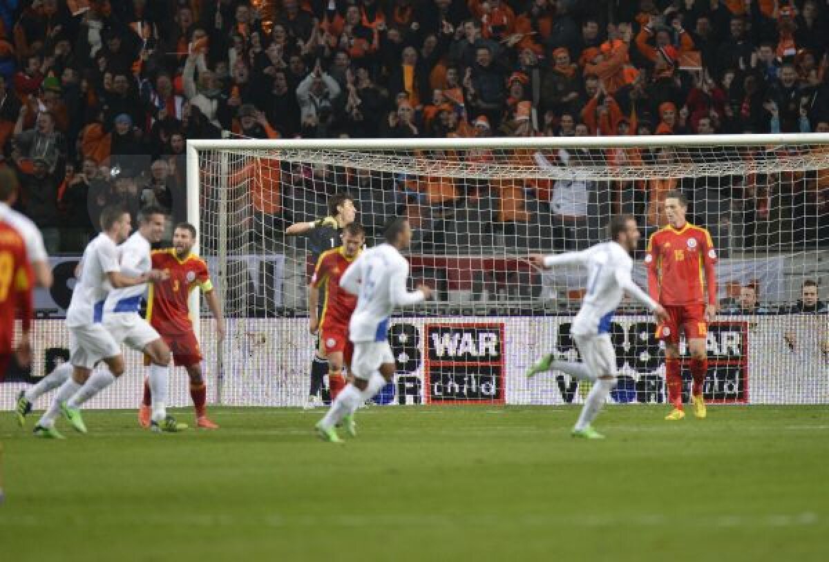VIDEO+FOTO KO în Ţara Lalelelor » Olanda dă din nou de pămînt cu naţionala României, scor 4-0