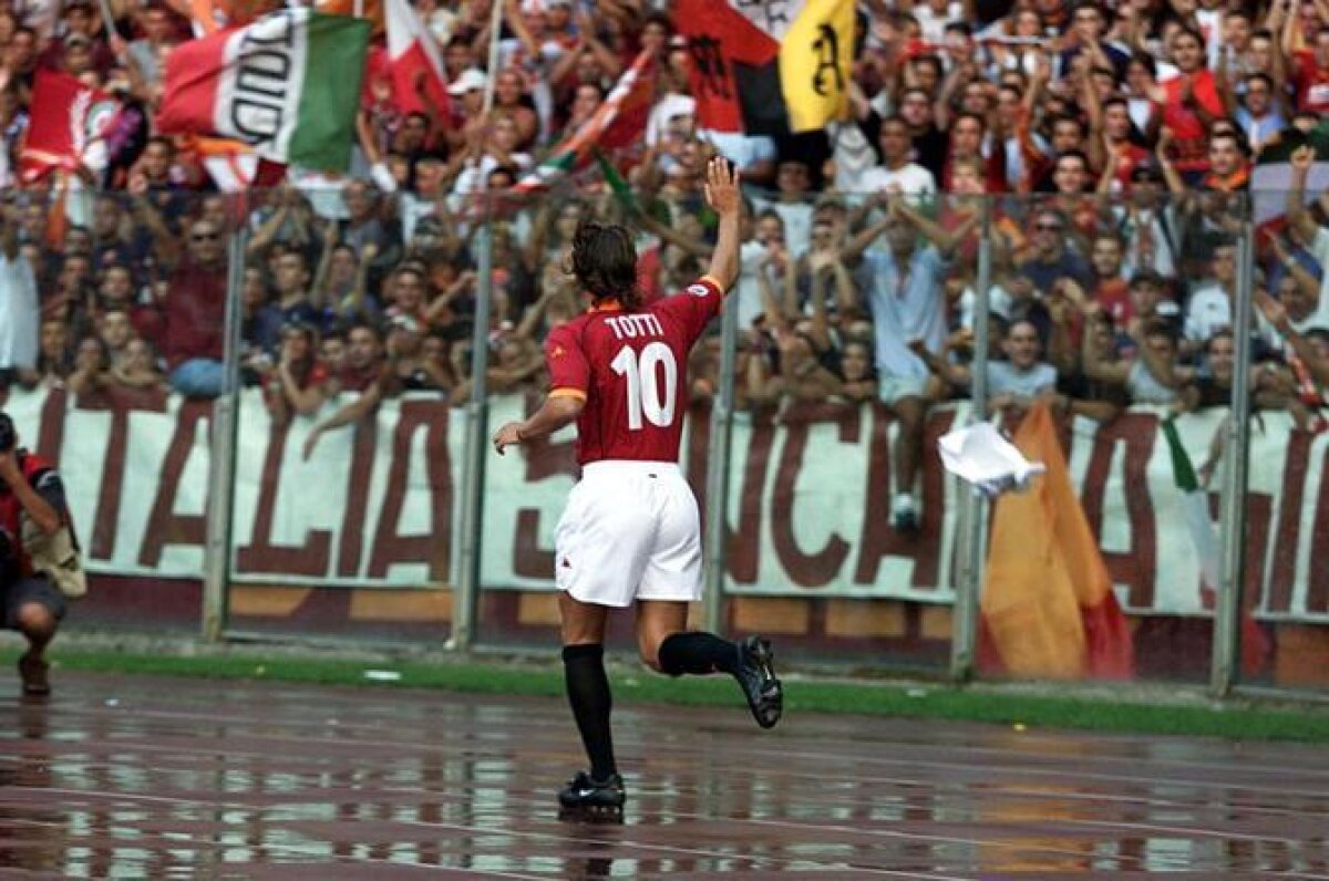 FOTO&VIDEO 20 de ani de iubire pentru AS Roma » Francesco Totti visează la două recorduri şi crede că: "Doar Messi e mai bun decît mine"