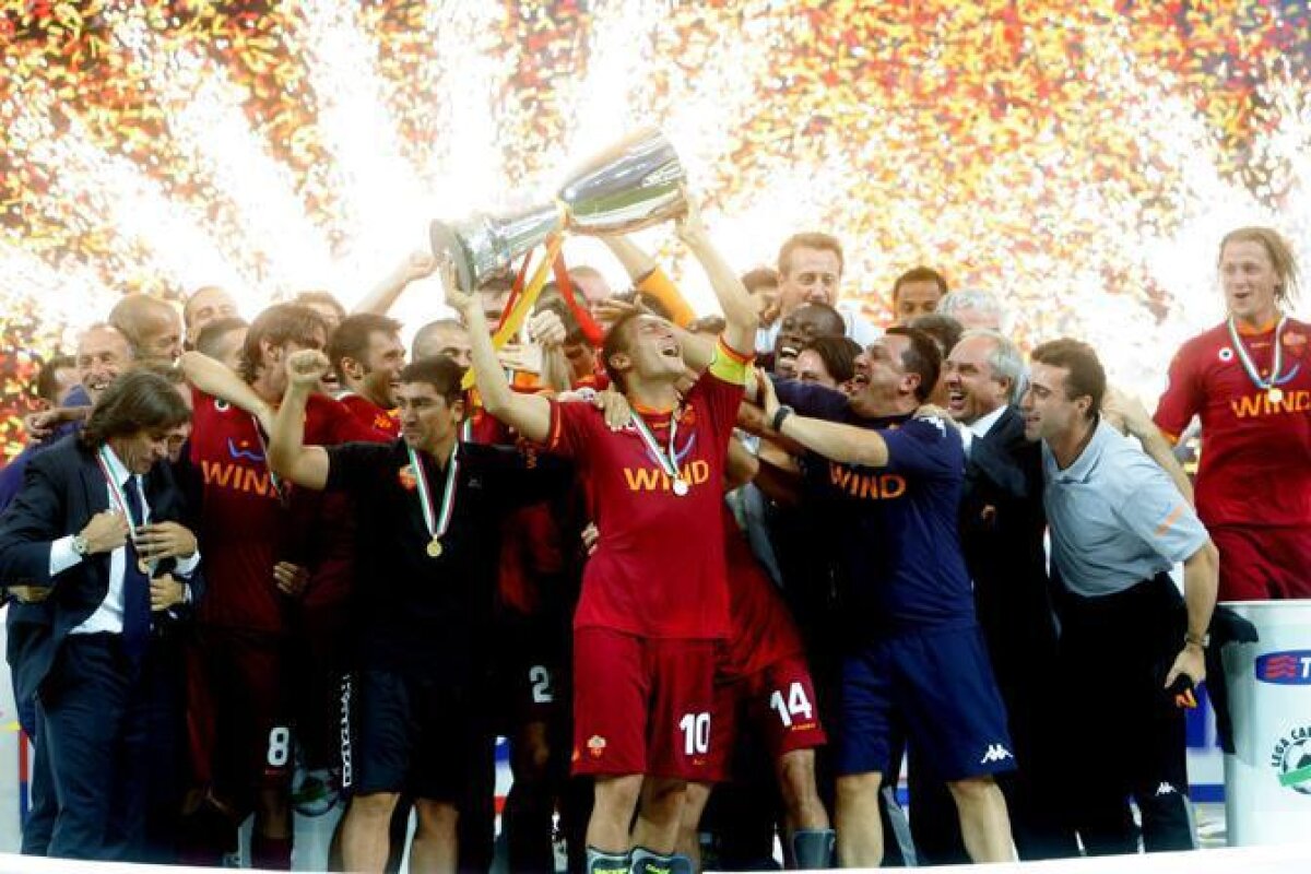 FOTO&VIDEO 20 de ani de iubire pentru AS Roma » Francesco Totti visează la două recorduri şi crede că: "Doar Messi e mai bun decît mine"