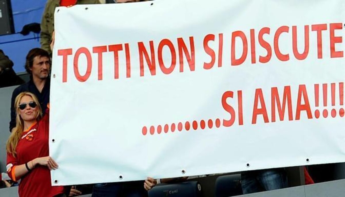 FOTO&VIDEO 20 de ani de iubire pentru AS Roma » Francesco Totti visează la două recorduri şi crede că: "Doar Messi e mai bun decît mine"