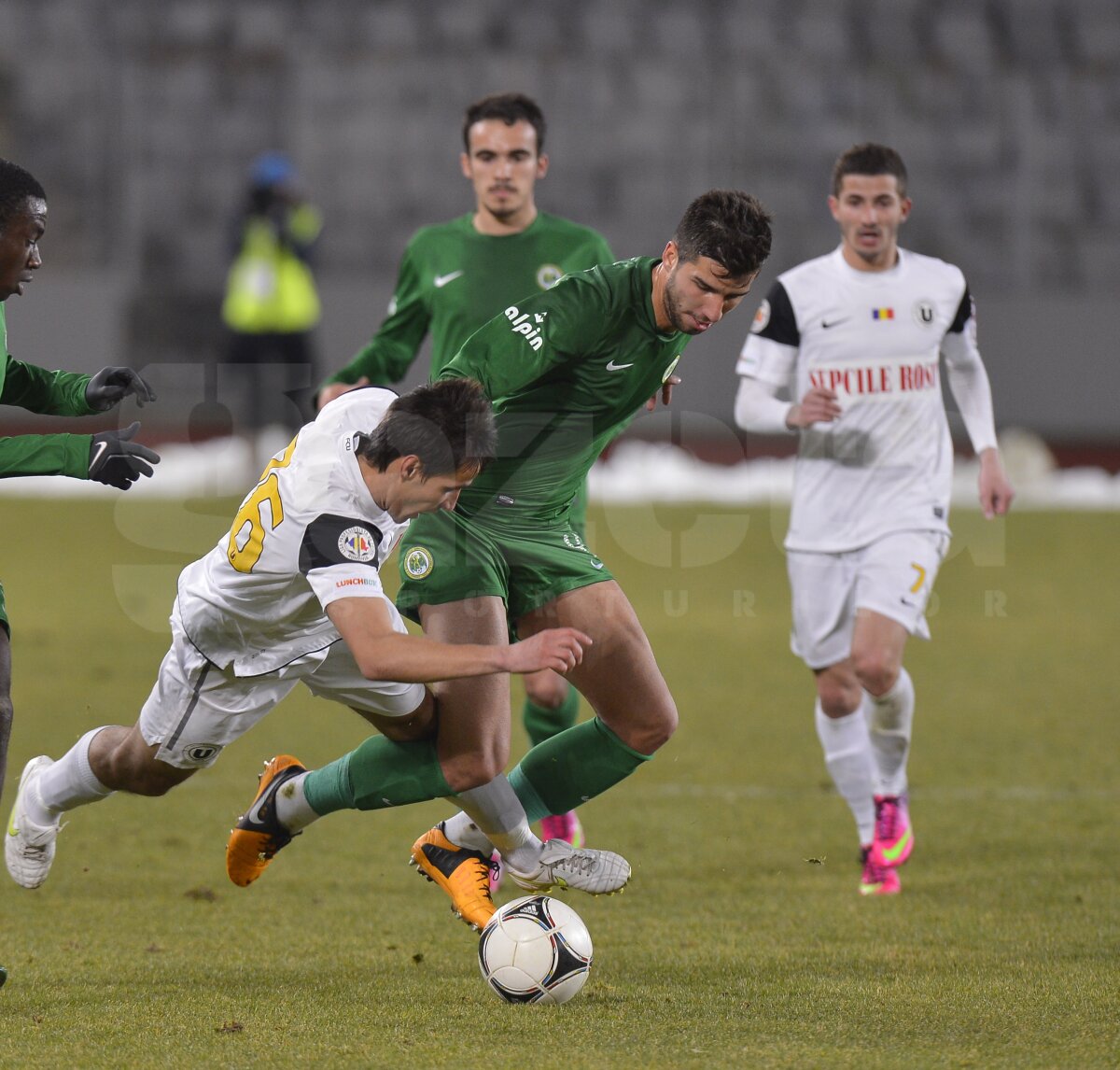 FOTO şi VIDEO U Cluj - Concordia 1-0 » Ganea face minuni pe banca ardelenilor