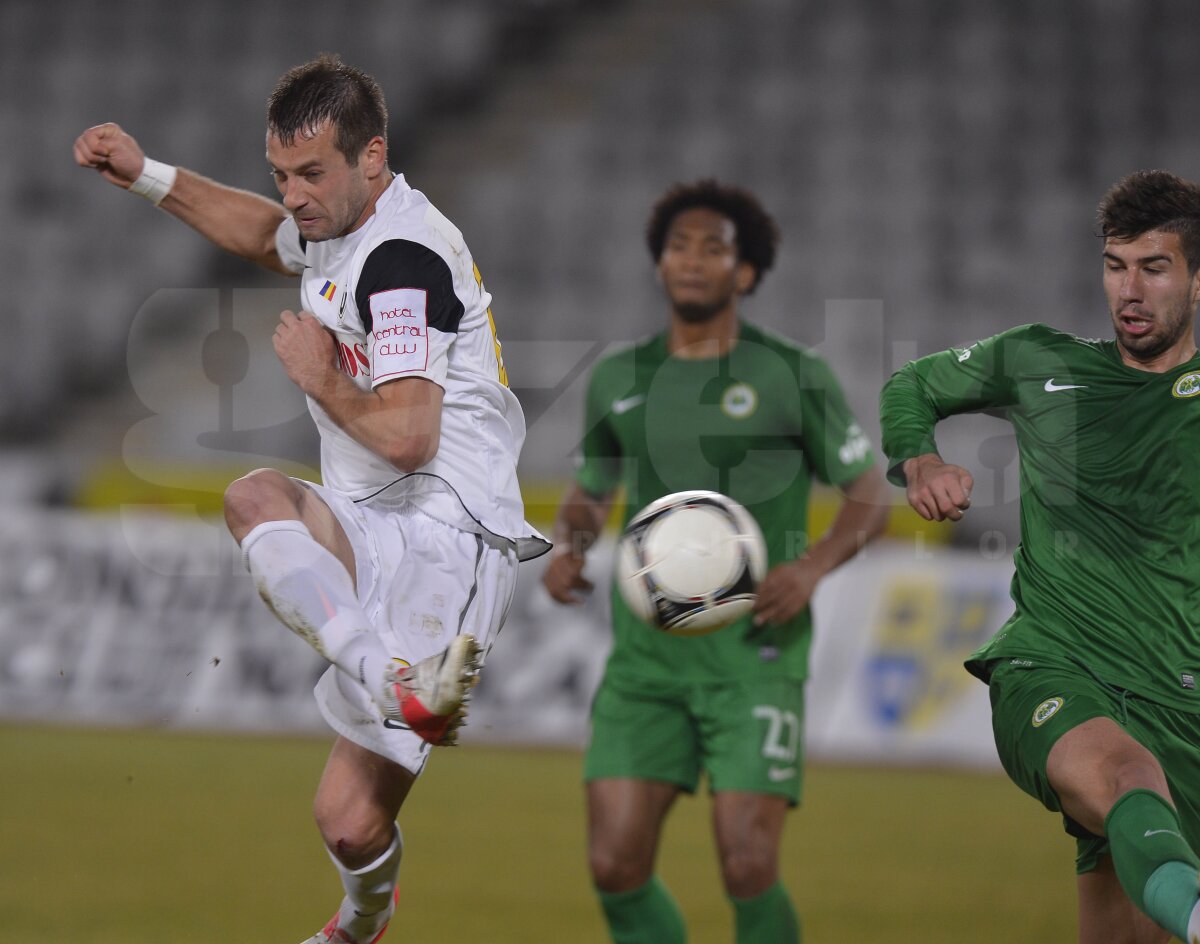 FOTO şi VIDEO U Cluj - Concordia 1-0 » Ganea face minuni pe banca ardelenilor