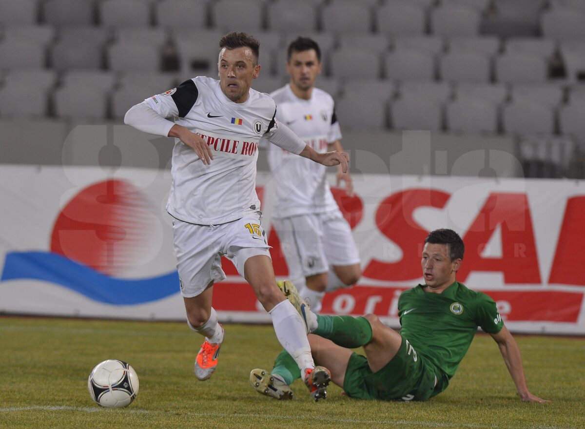 FOTO şi VIDEO U Cluj - Concordia 1-0 » Ganea face minuni pe banca ardelenilor