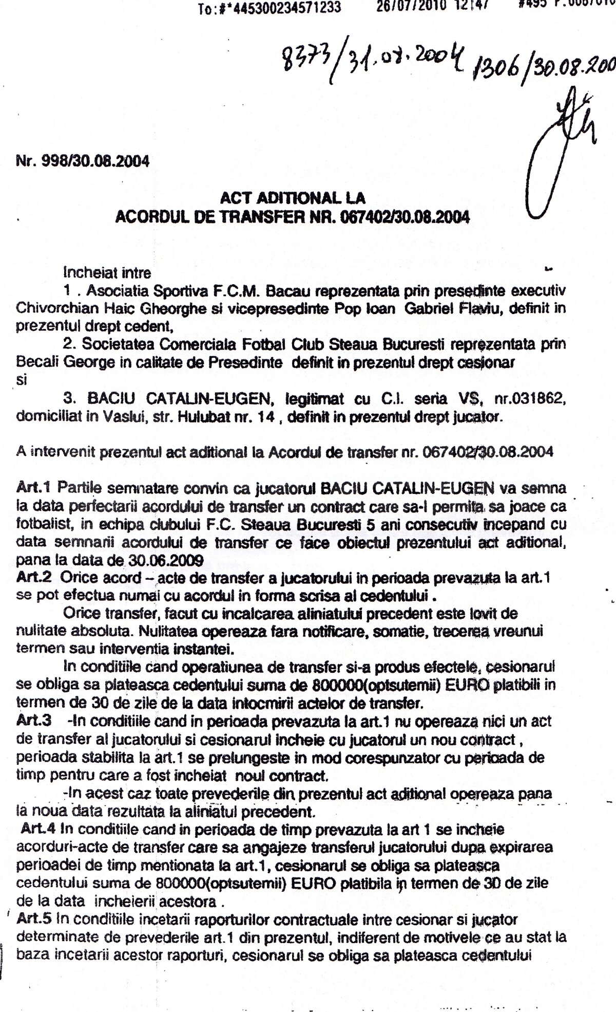 Eroarea care l-a costat un milion pe Becali » GSP.ro a intrat în posesia actelor care dau dreptate Bacăului în litigiul cu Steaua