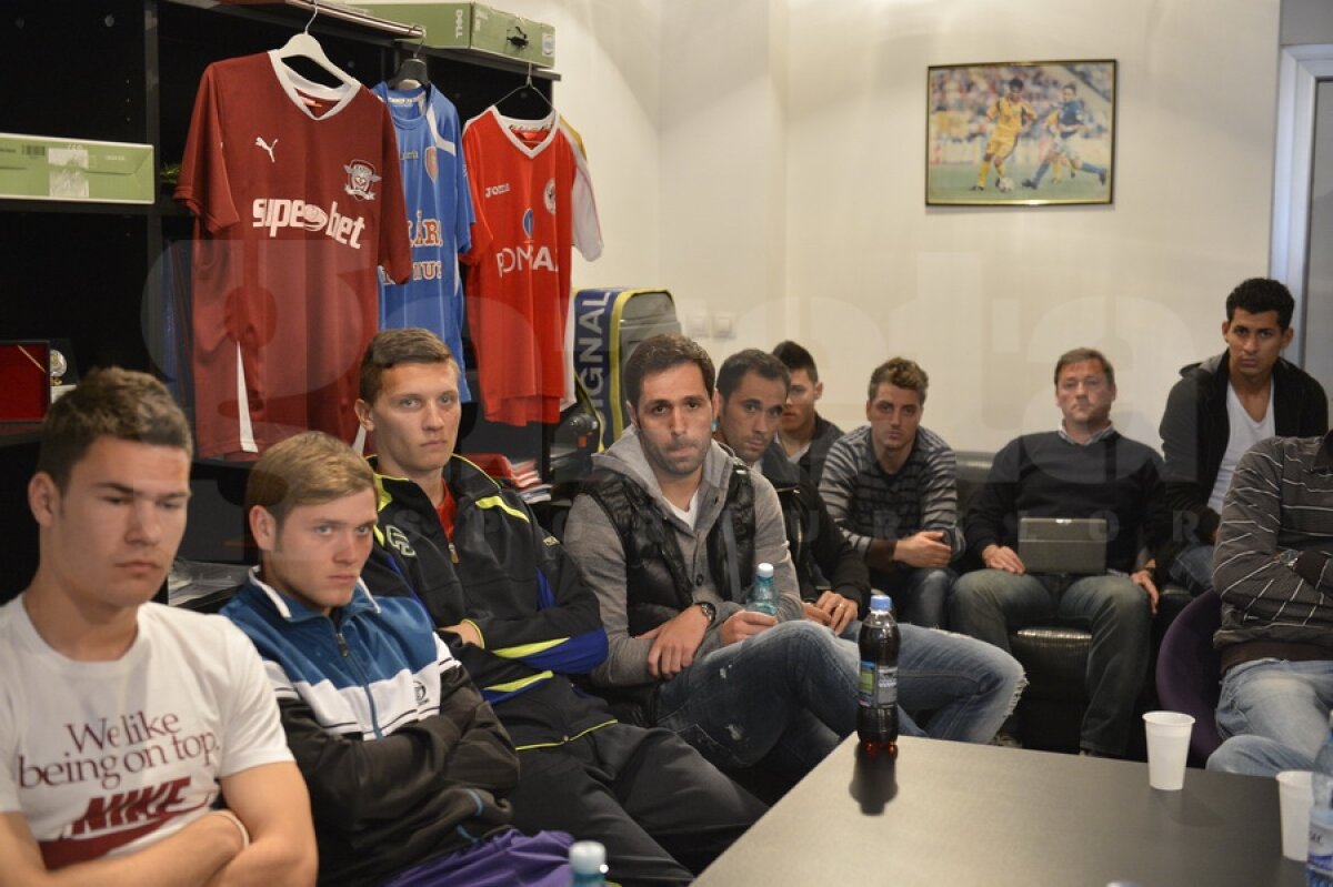 FOTO UPDATE Rapidiştii se antrenează după două zile de grevă! » "Vom continua să protestăm în alte moduri"