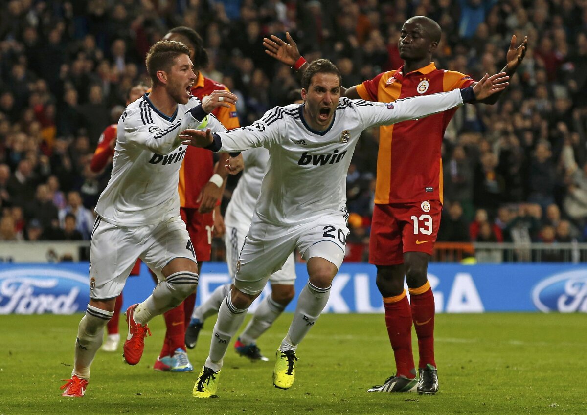 FOTO şi VIDEO Real Madrid - Galatasaray 3-0 » Madrilenii îşi iau zborul către semifinale