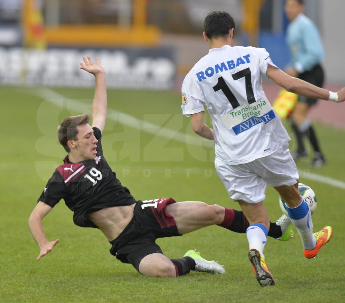 FOTO şi VIDEO Grigorie aduce zîmbetul » Rapid a învins la Bistriţa, 1-0, şi depăşeşte CFR Cluj