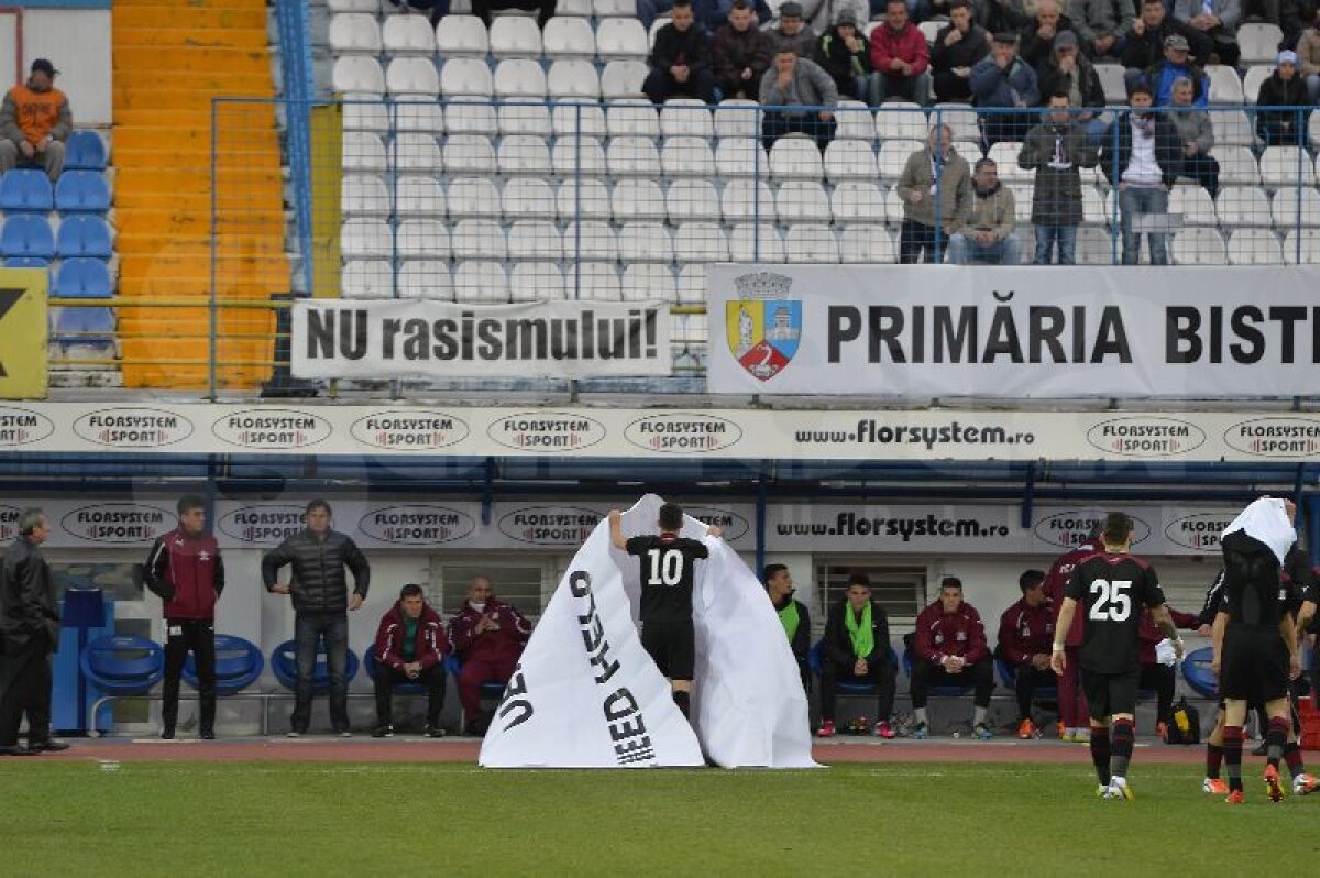 FOTO şi VIDEO Grigorie aduce zîmbetul » Rapid a învins la Bistriţa, 1-0, şi depăşeşte CFR Cluj