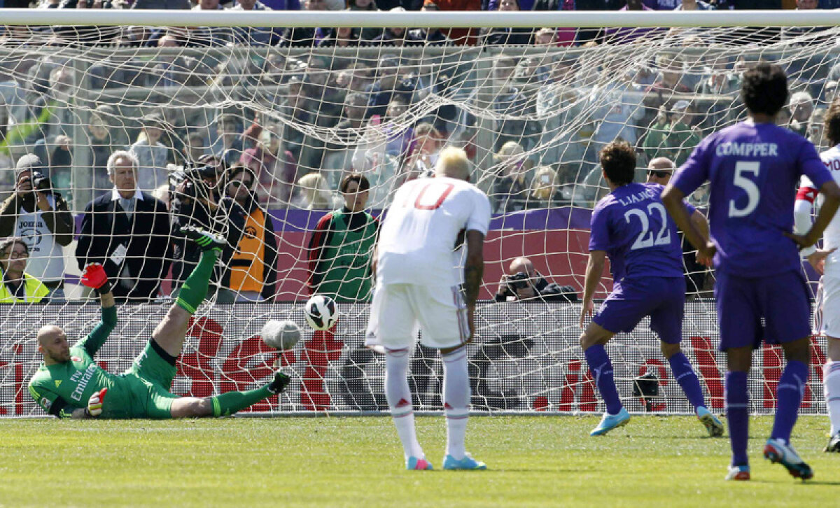 VIDEO Pedeapsa Diavolului » Milan a avut 2-0 şi om în plus, dar Fiorentina a revenit miraculos (2-2)