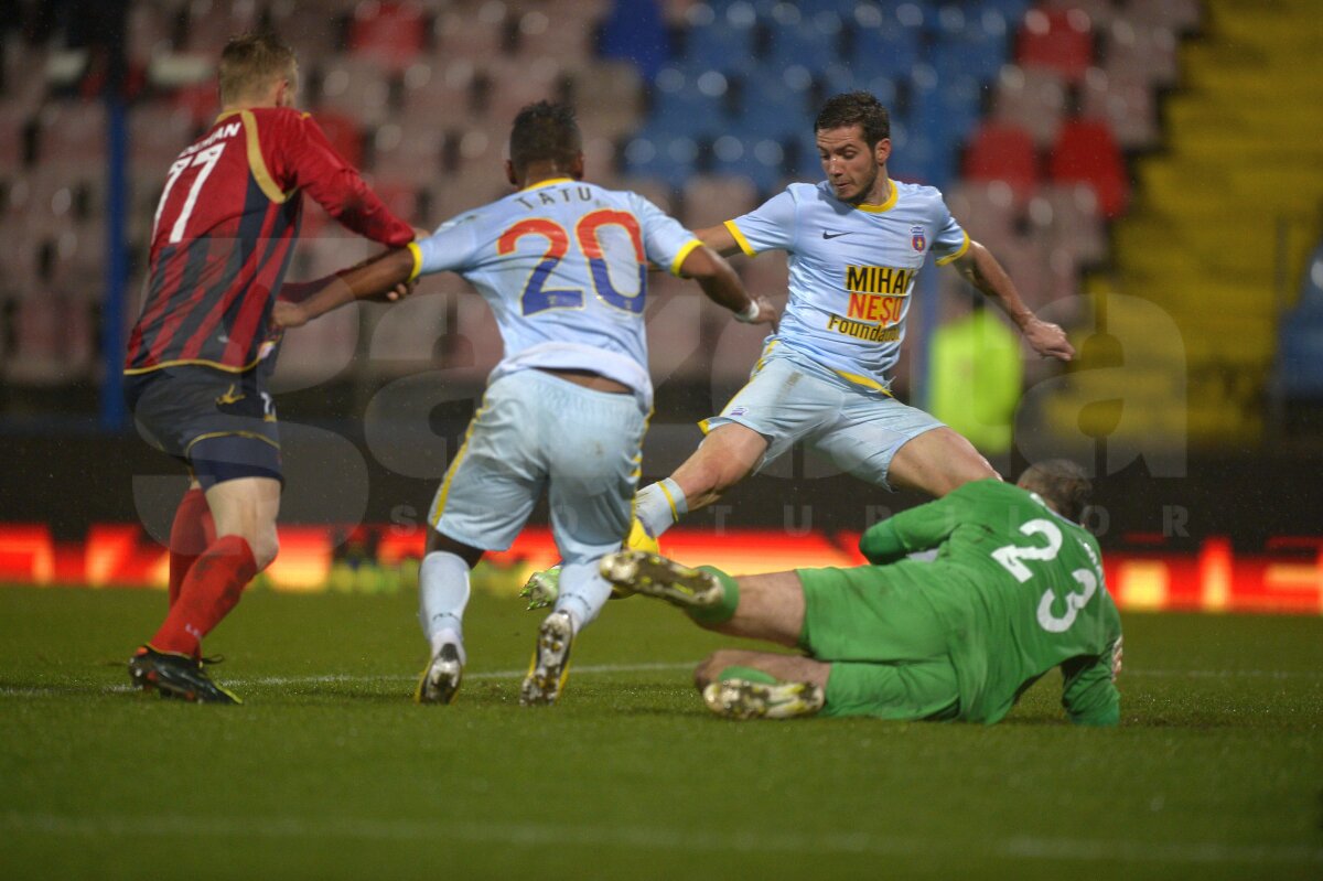 VIDEO şi FOTO Repetiţie pentru derby-ul cu Rapid » Steaua - CSMS Iaşi 3-1